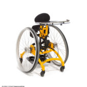 Therapiehilfe, Stehgerät mit zwei großen Antriebsrädern zur selbständigen, aktiven Bewegung