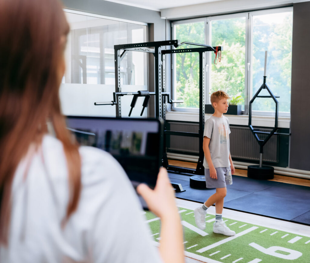 VIdeoaufnahme Ganganalyse KI gestützt